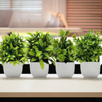 Tree Window Sill Office Table Desktop Decoration Plastic Garden Fake Plant