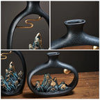 Creativity Japanese style wealth vase office Living room desktop decoration