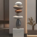 80CM Glowing Stone Creative Home Decor Large Feng Shui Stone Statue